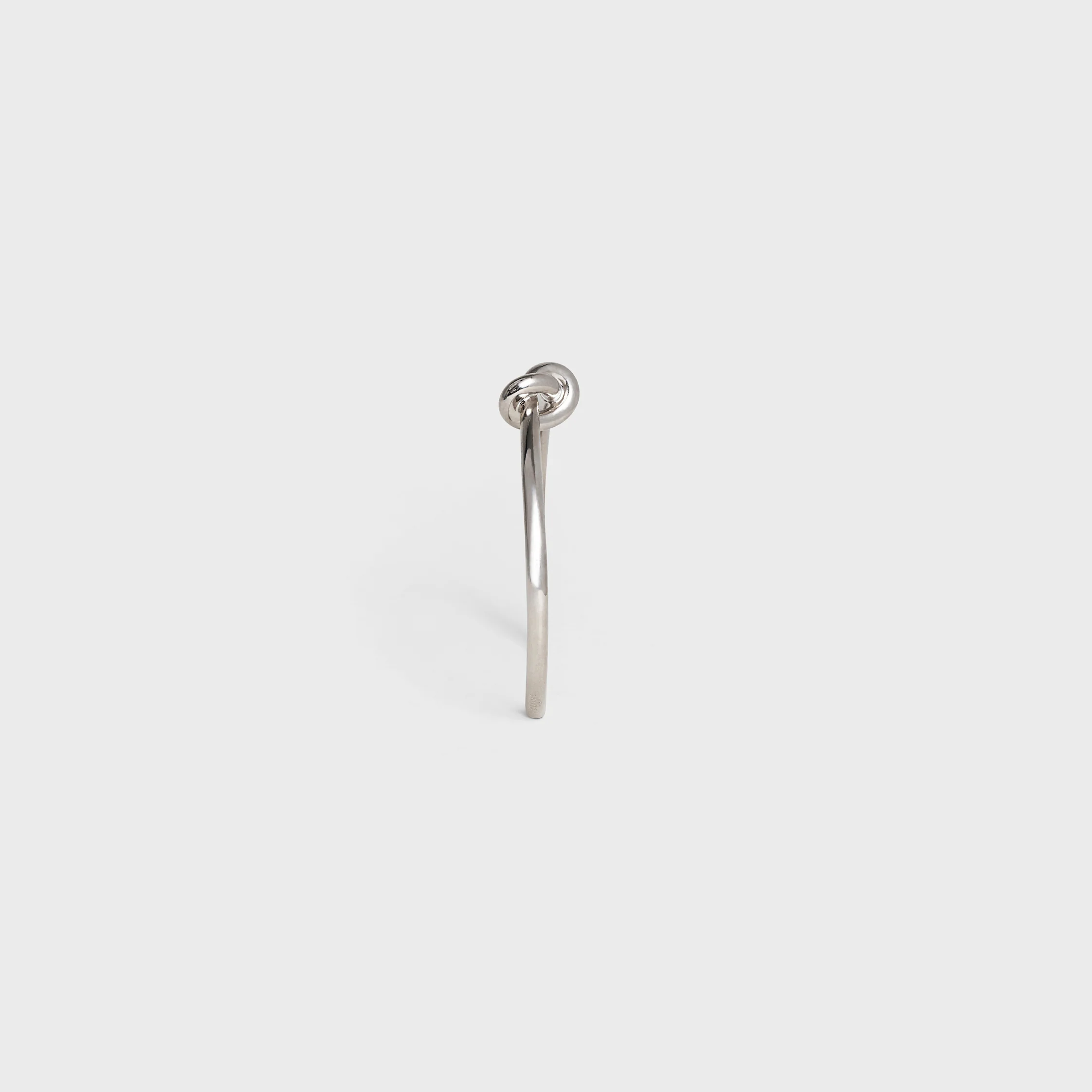 Pulseira extrafina em latão com acabamento em ródio
