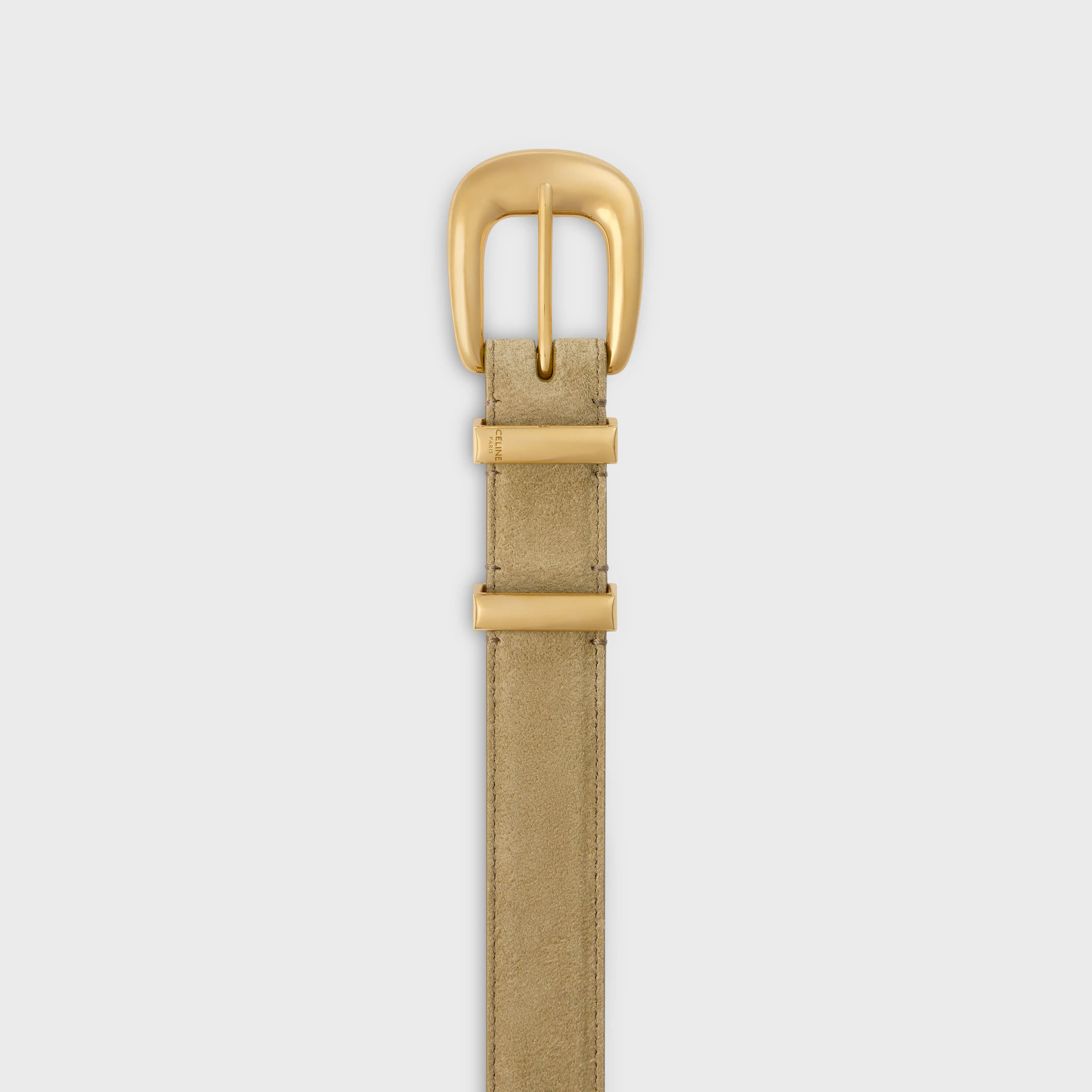 Cinto Western 25MM em Couro de Vitela Suede