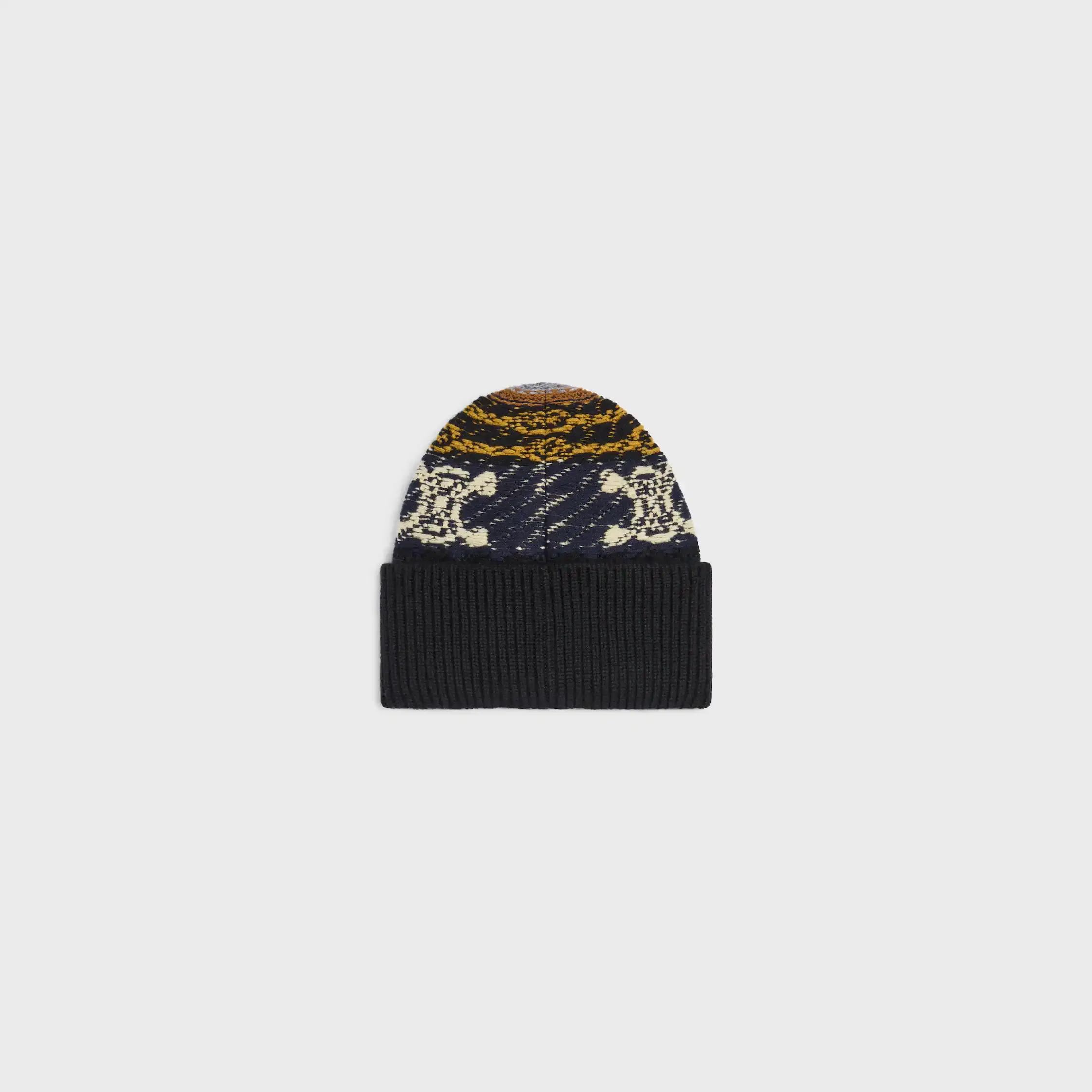 gorro IN cashmere jacquard