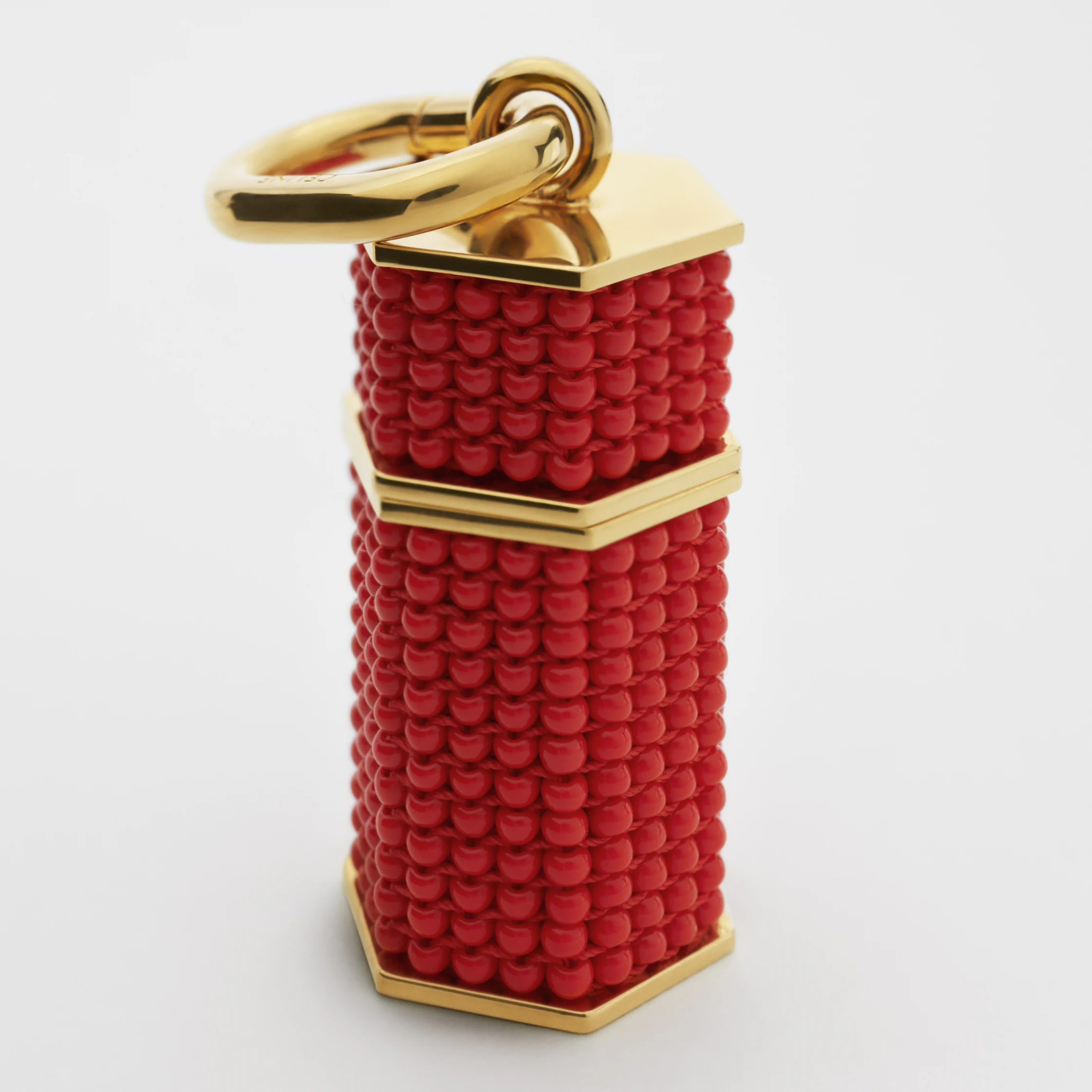 Celine Charms Caixa de Contas com Contas e Latão com Acabamento Dourado