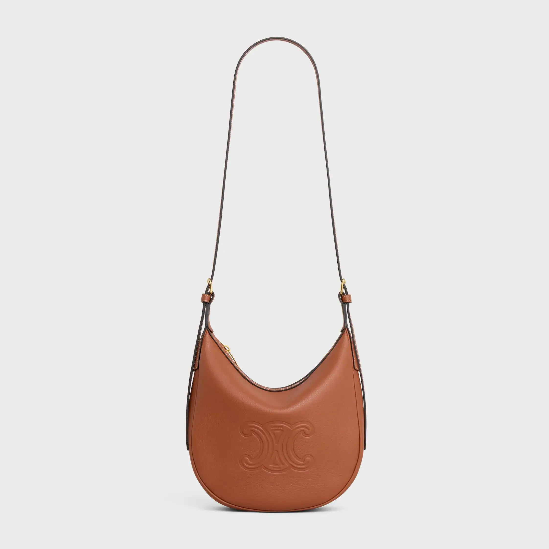 BOLSA SMALL HELOÏSE EM COURO DE VACA MACIO COM GRANULADO