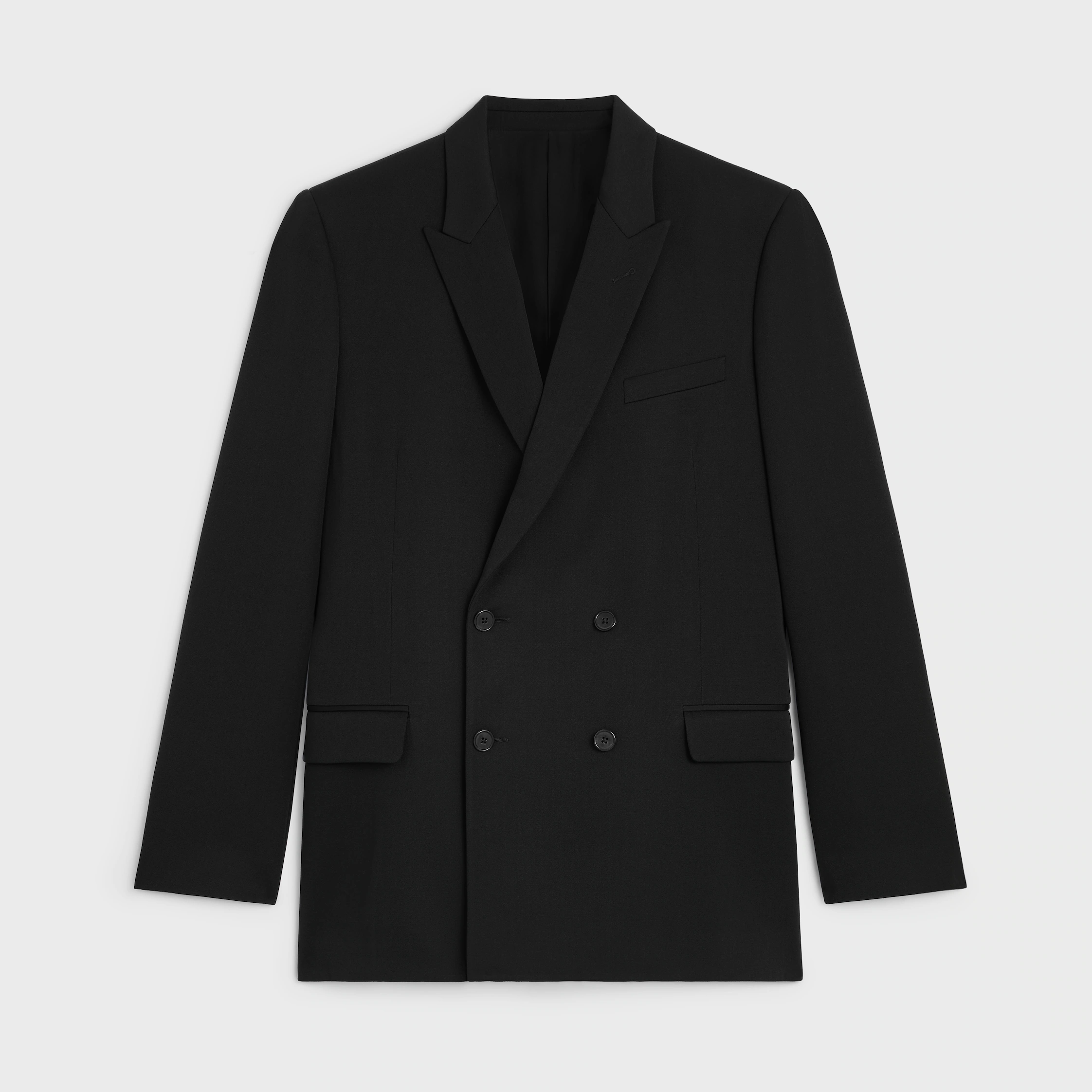 jaqueta dean em gabardine de lã