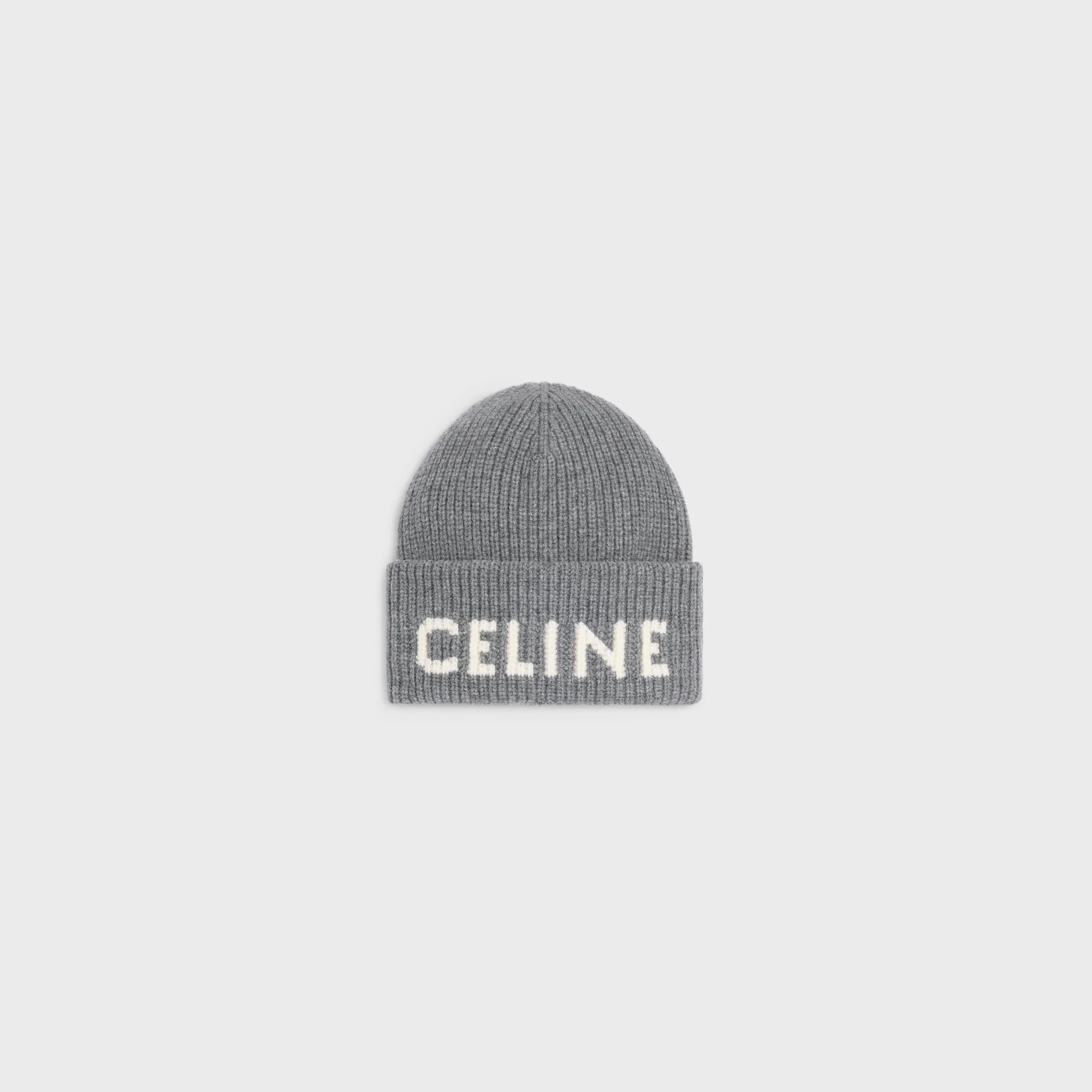 gorro celine em lã e cashmere