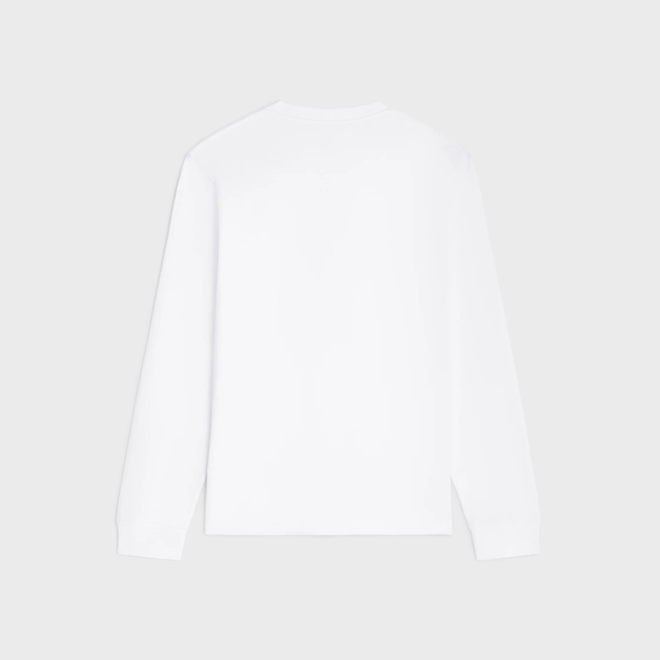 CAMISA DE MANGA COMPRIDA EM MALHA DE ALGODÃO