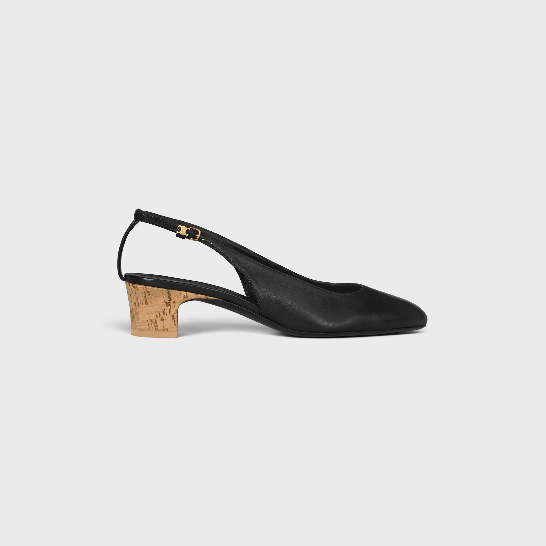 SANDÁLIA SLINGBACK NEO CITY EM COURO DE CABRA