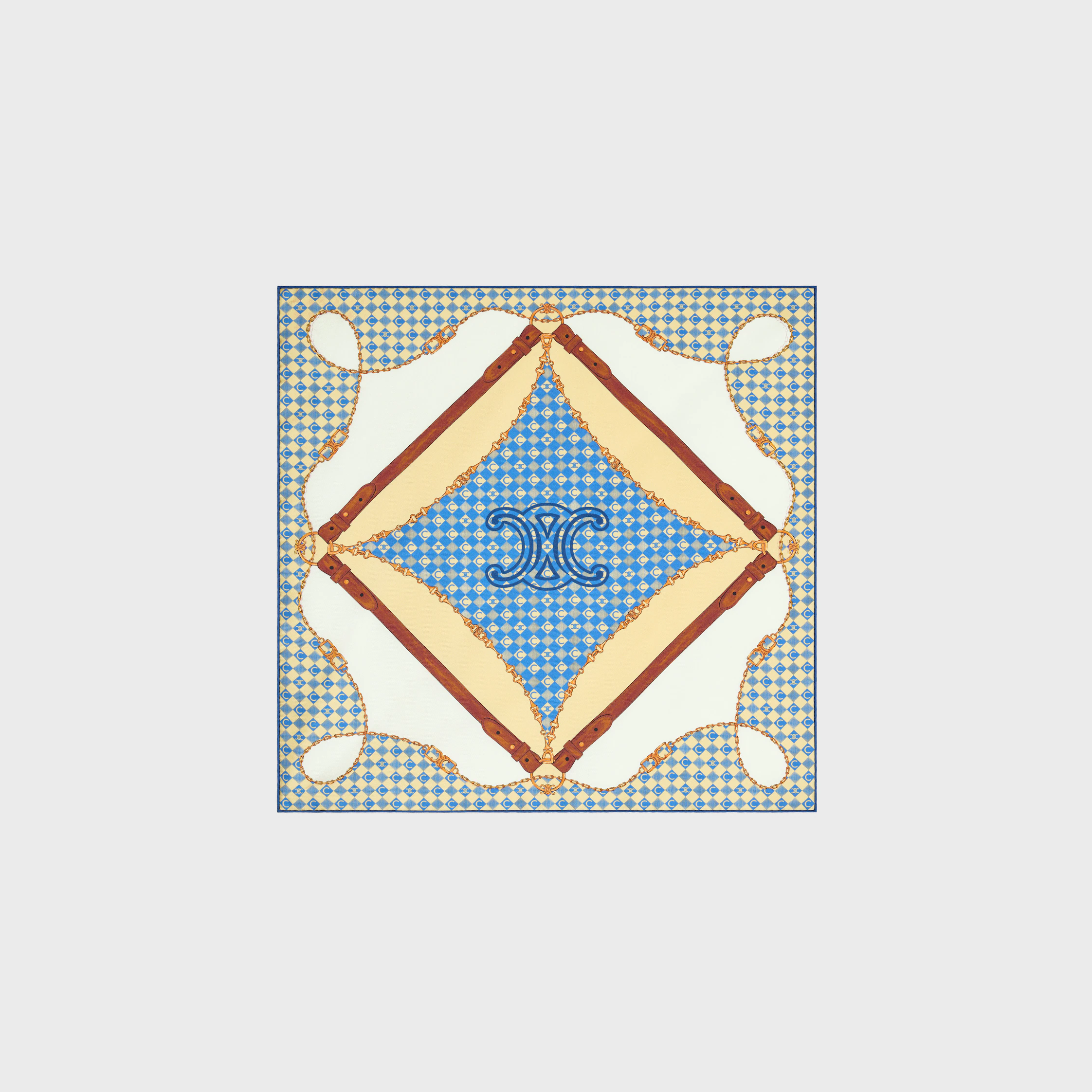 bandana em seda twill