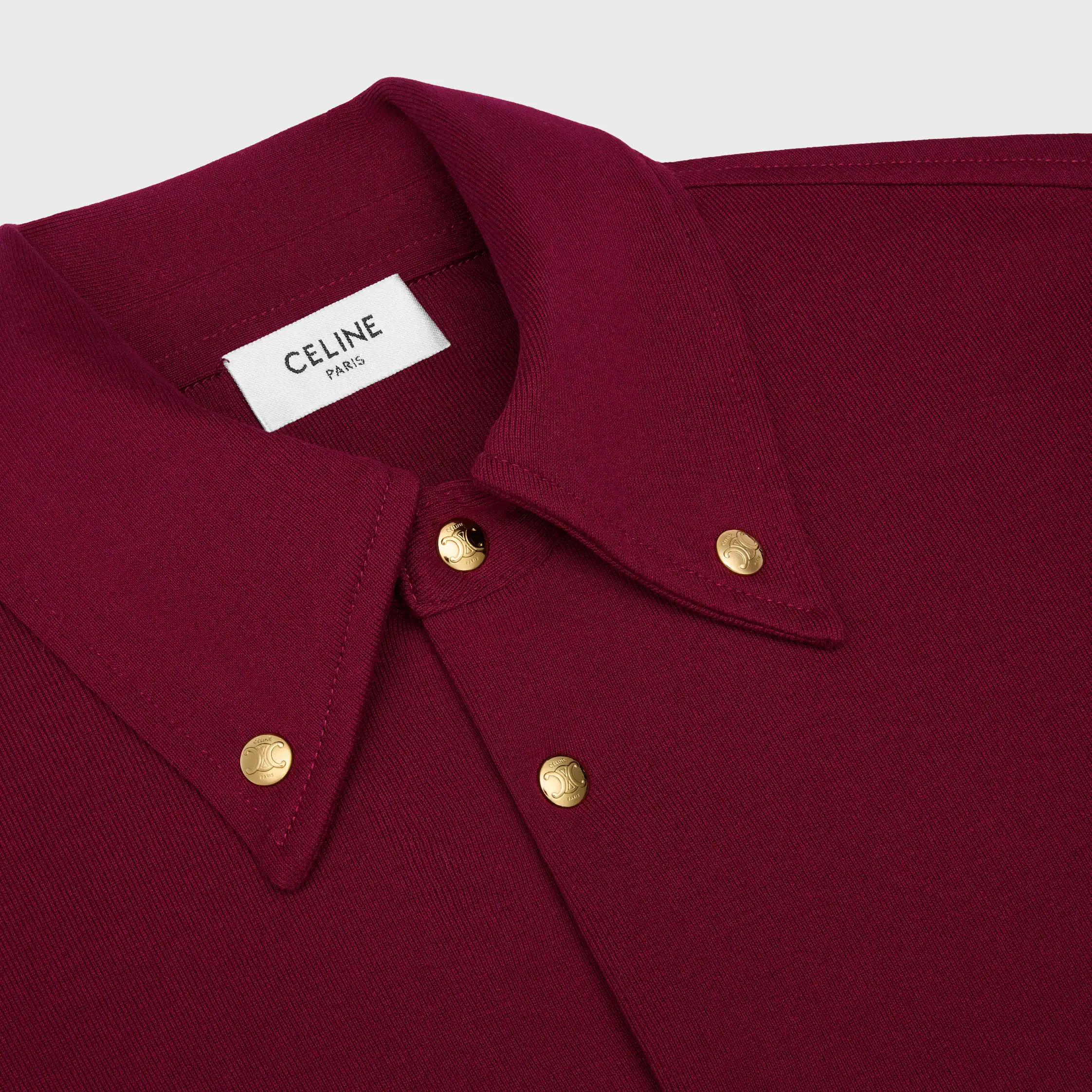 camisa em malha de algodão