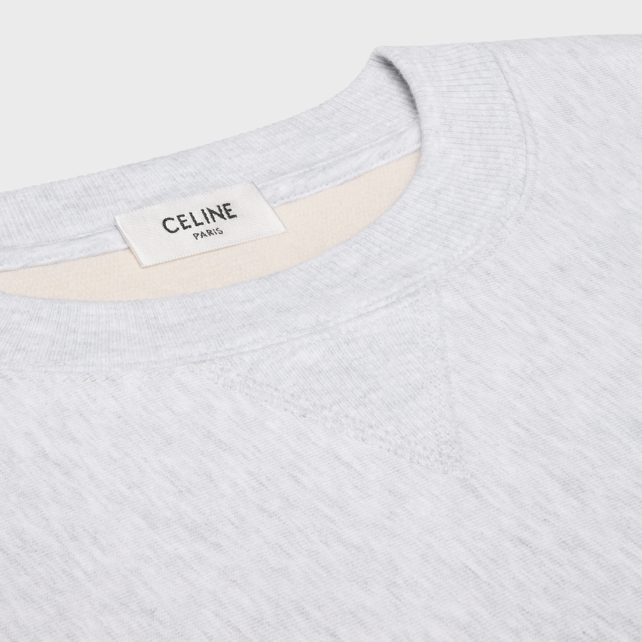 sweatshirt em algodão felpado