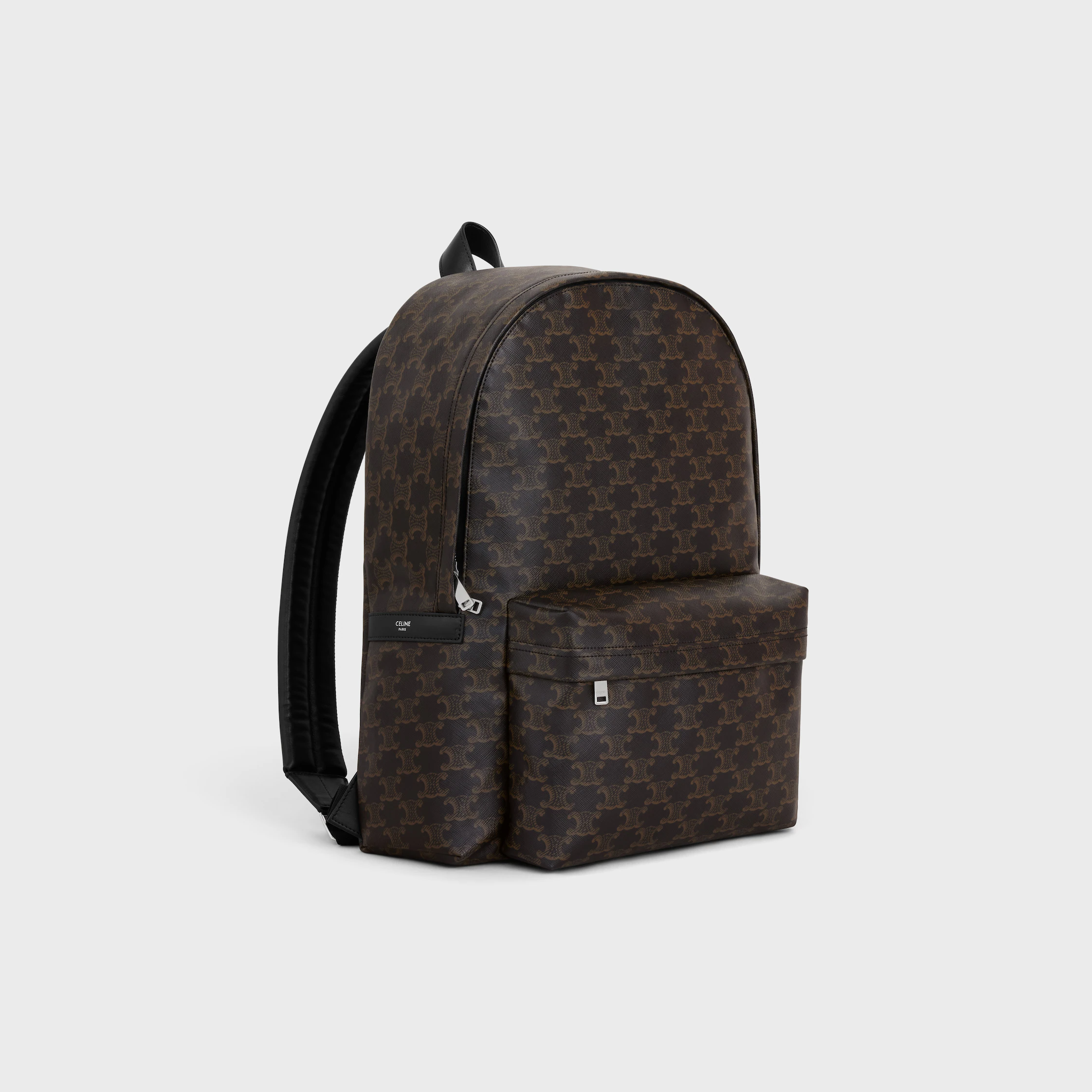 Mochila Média IN Triomphe Canvas e Couro de Vitela