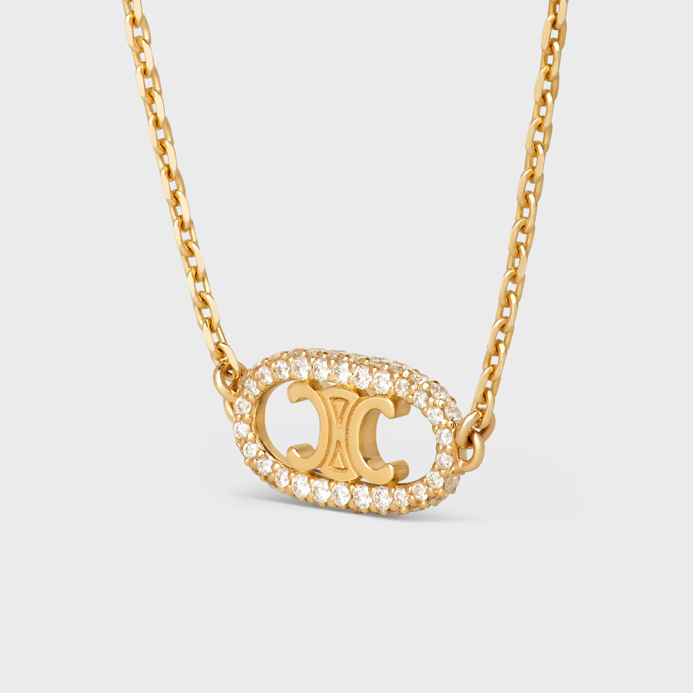 Pulseira Maillon Triomphe em Ouro Amarelo e Diamantes