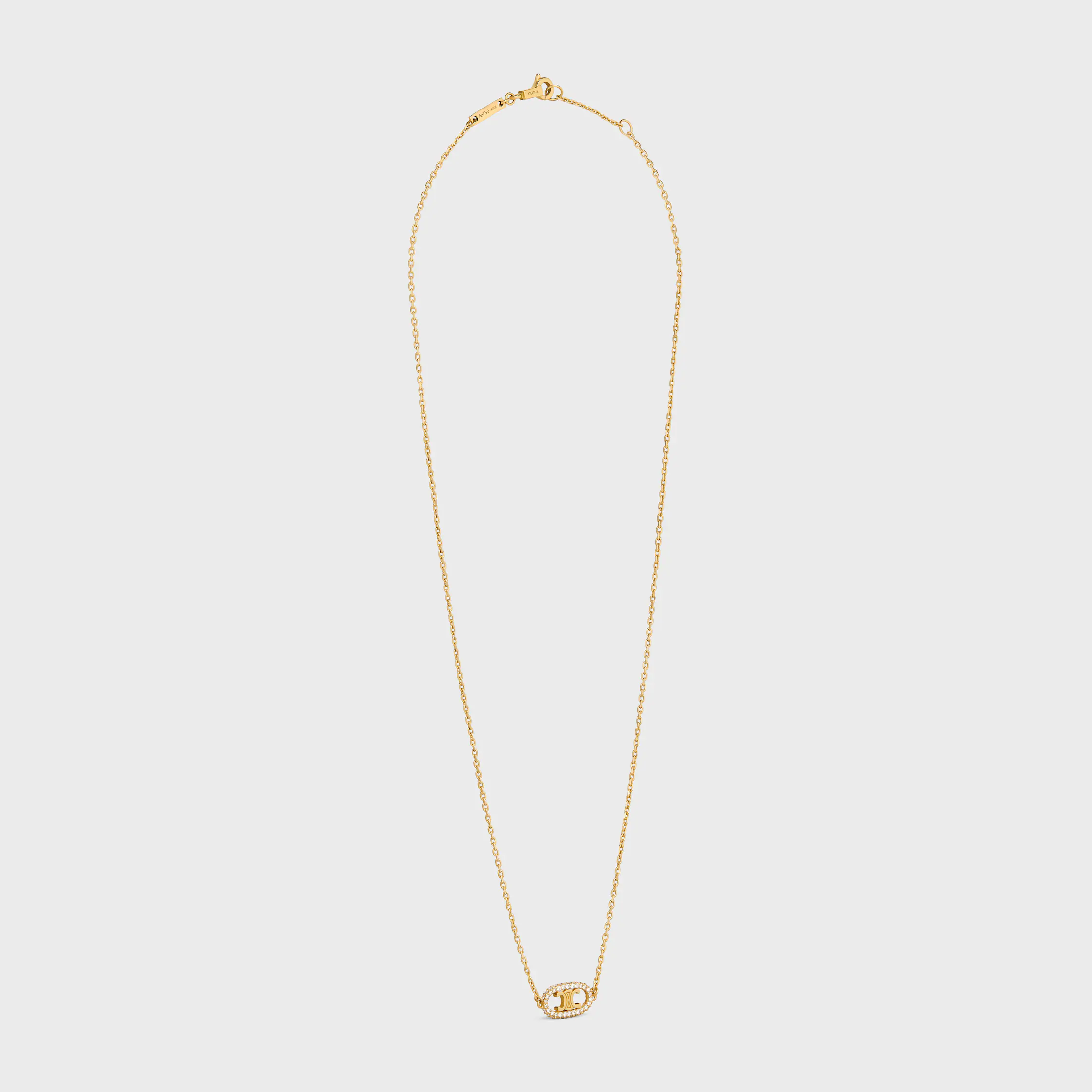 Colar Maillon Triomphe em Ouro Amarelo e Diamantes