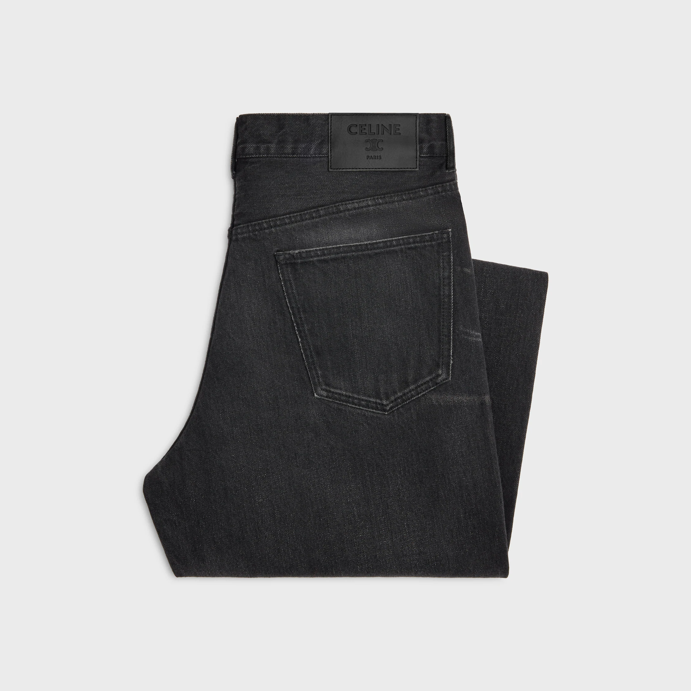 max jeans em denim de algodão