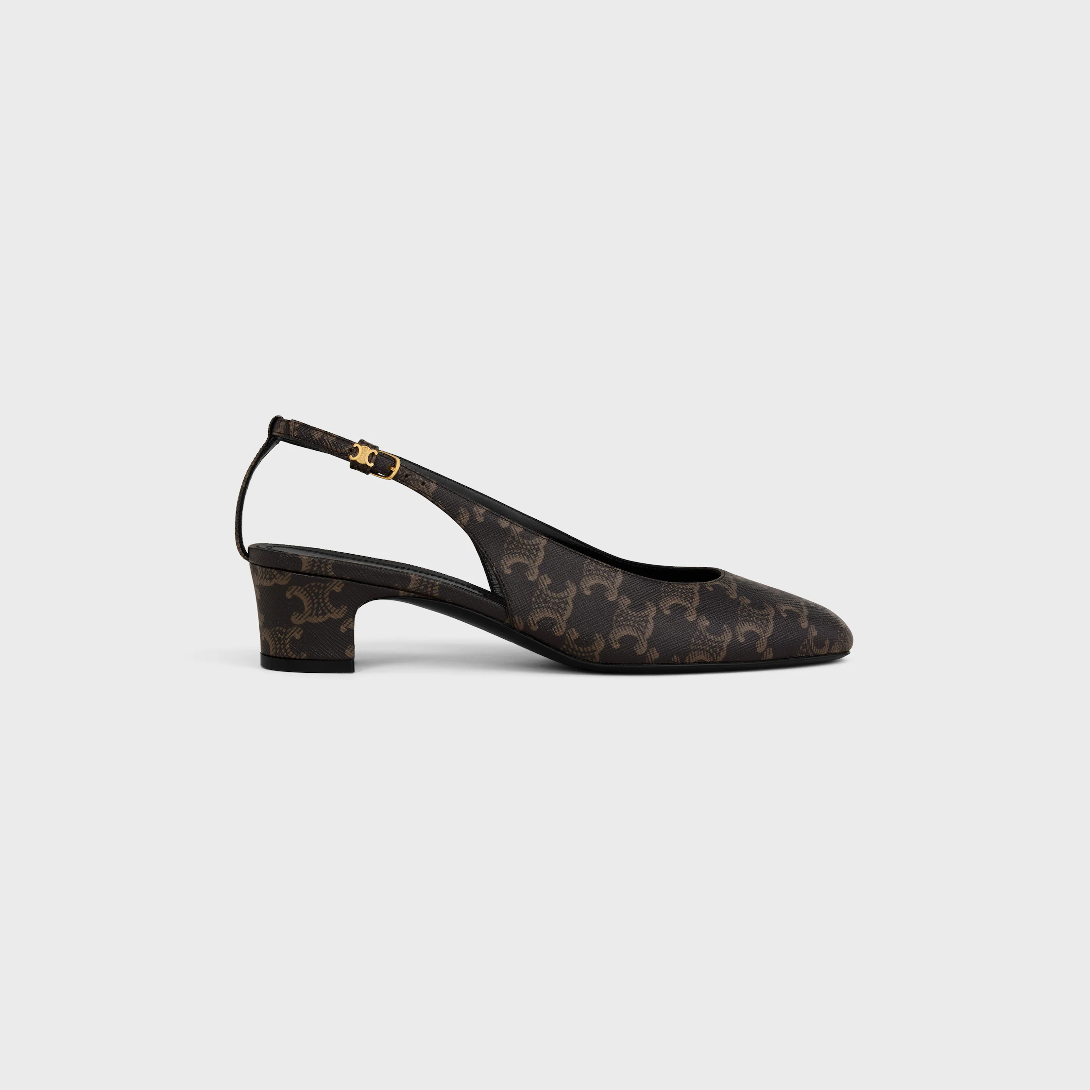 SANDÁLIA SLINGBACK NEO CITY EM TECIDO REVESTIDO TRIOMPHE