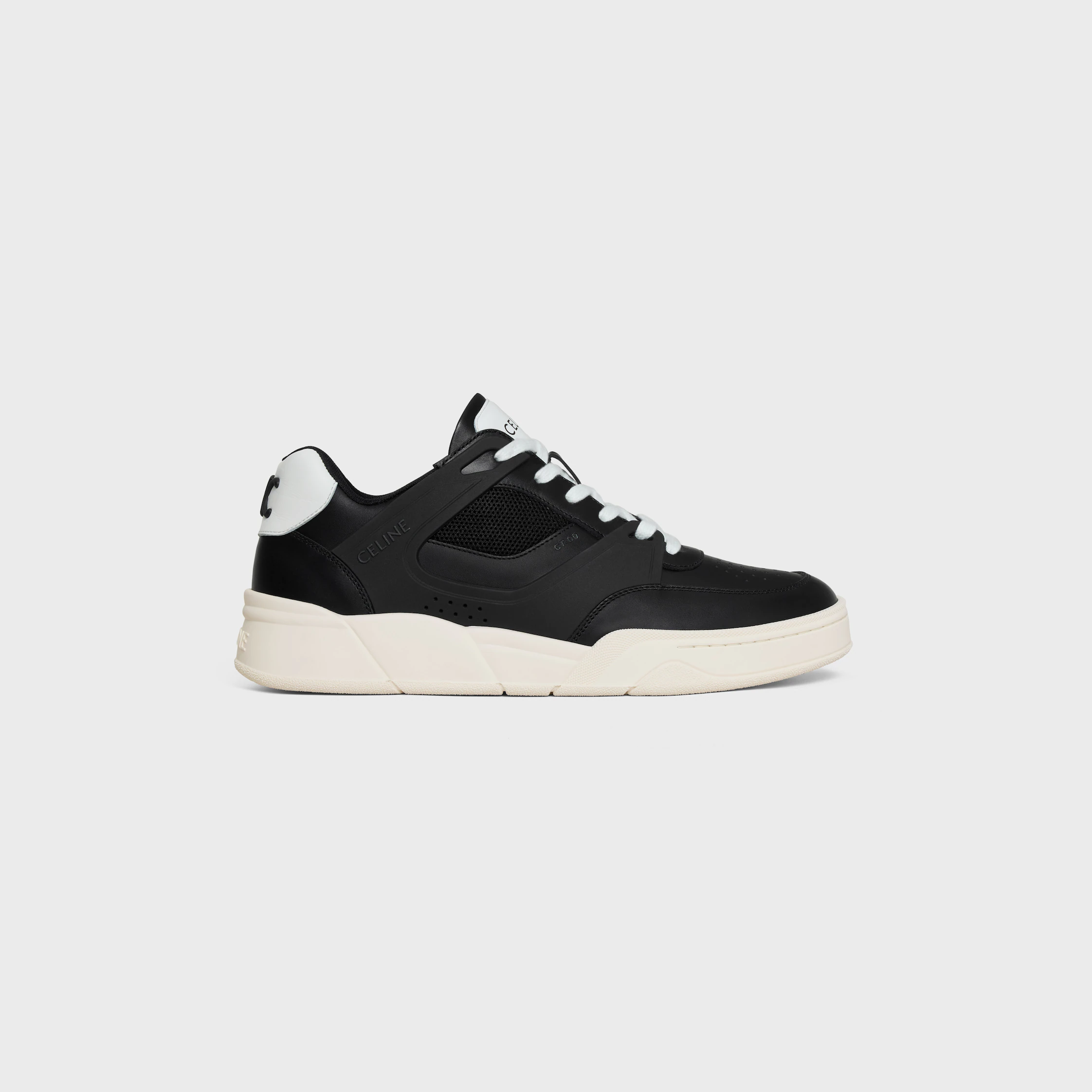 SNEAKER TRAINER CT-09 EM COURO DE VACA E MALHA