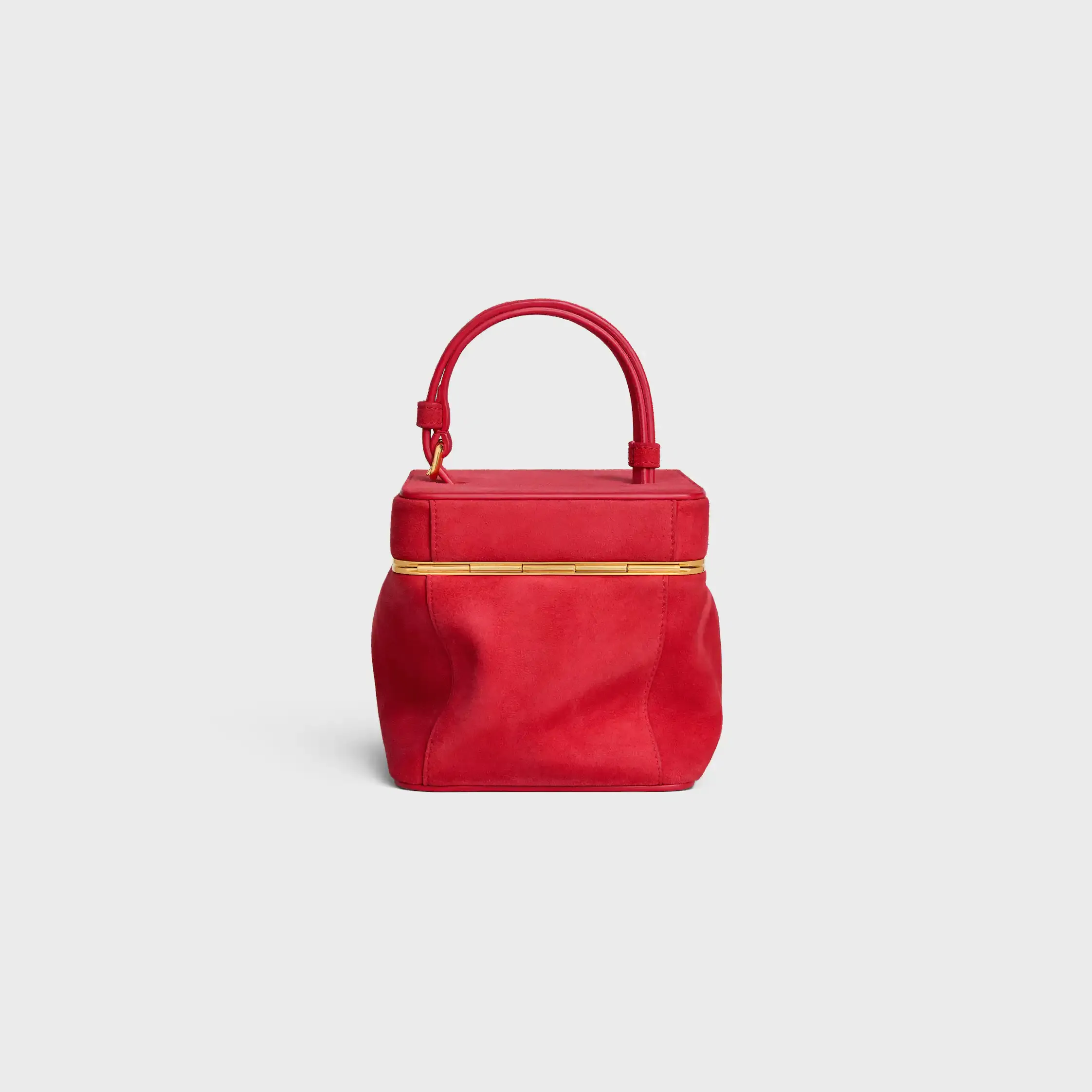 CUBO EM COURO DE CABRA SUEDE