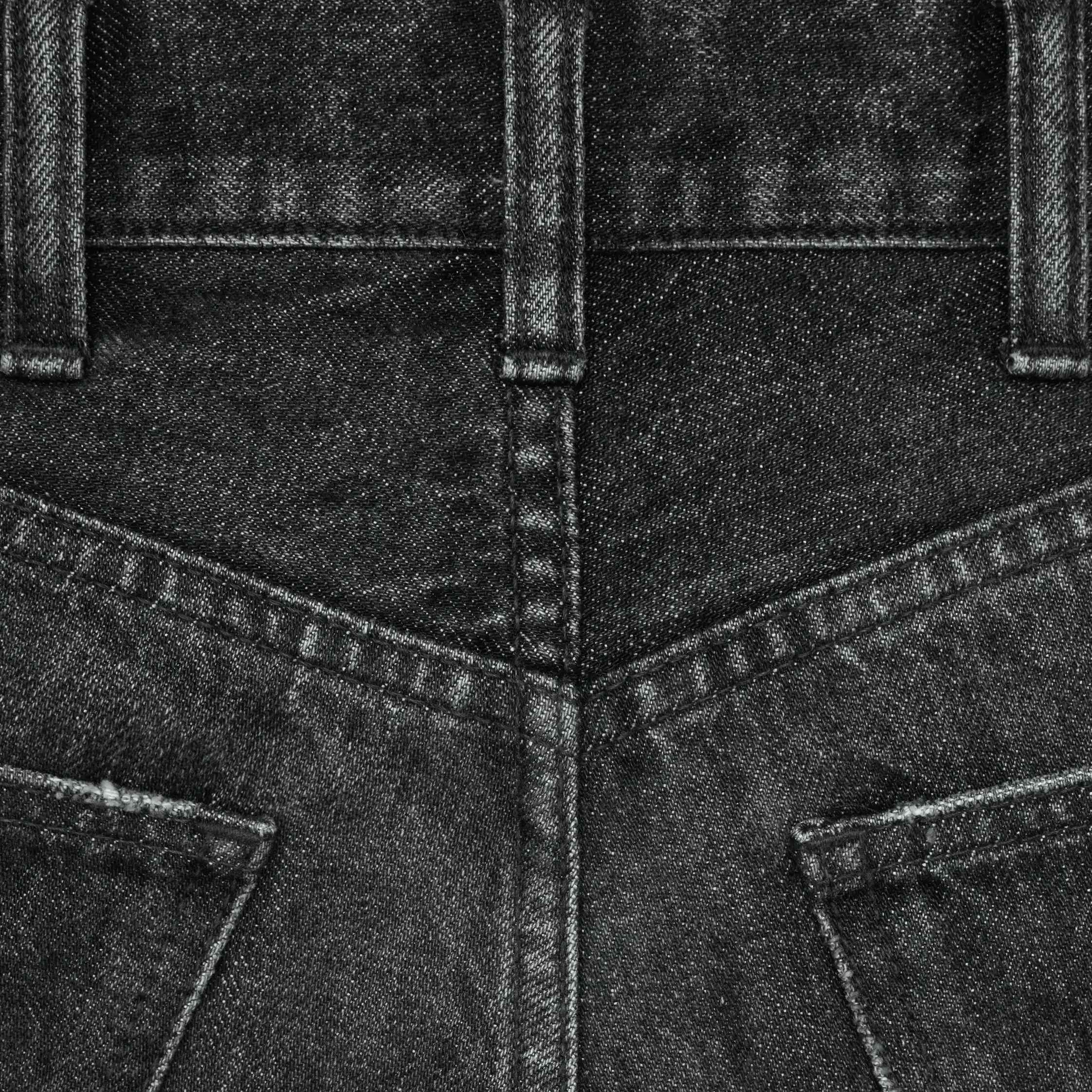 jeans surf flare em denim preto ice rinse