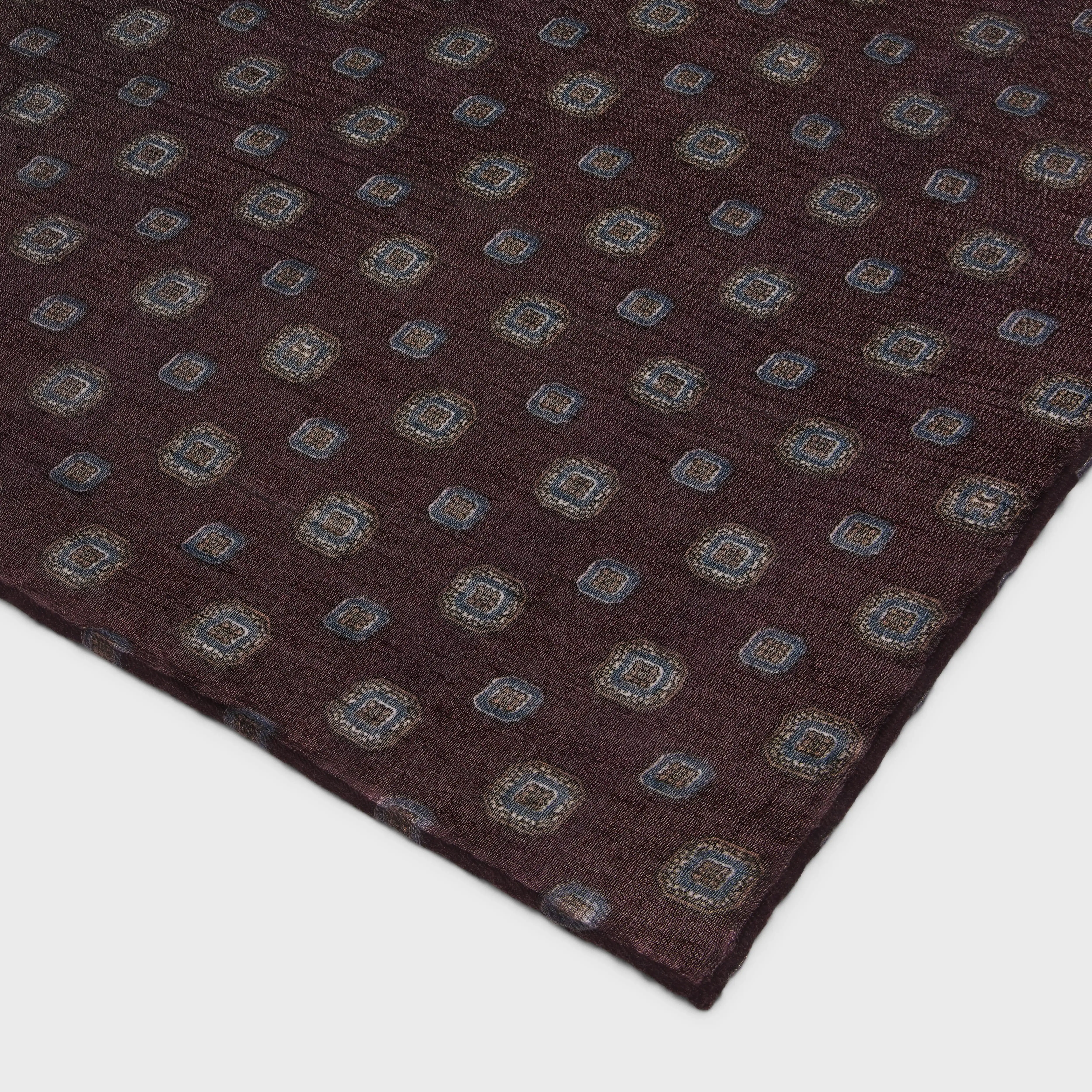 XALE EM MUSLIN DE CASHMERE COM ESTAMPA BISCOITO
