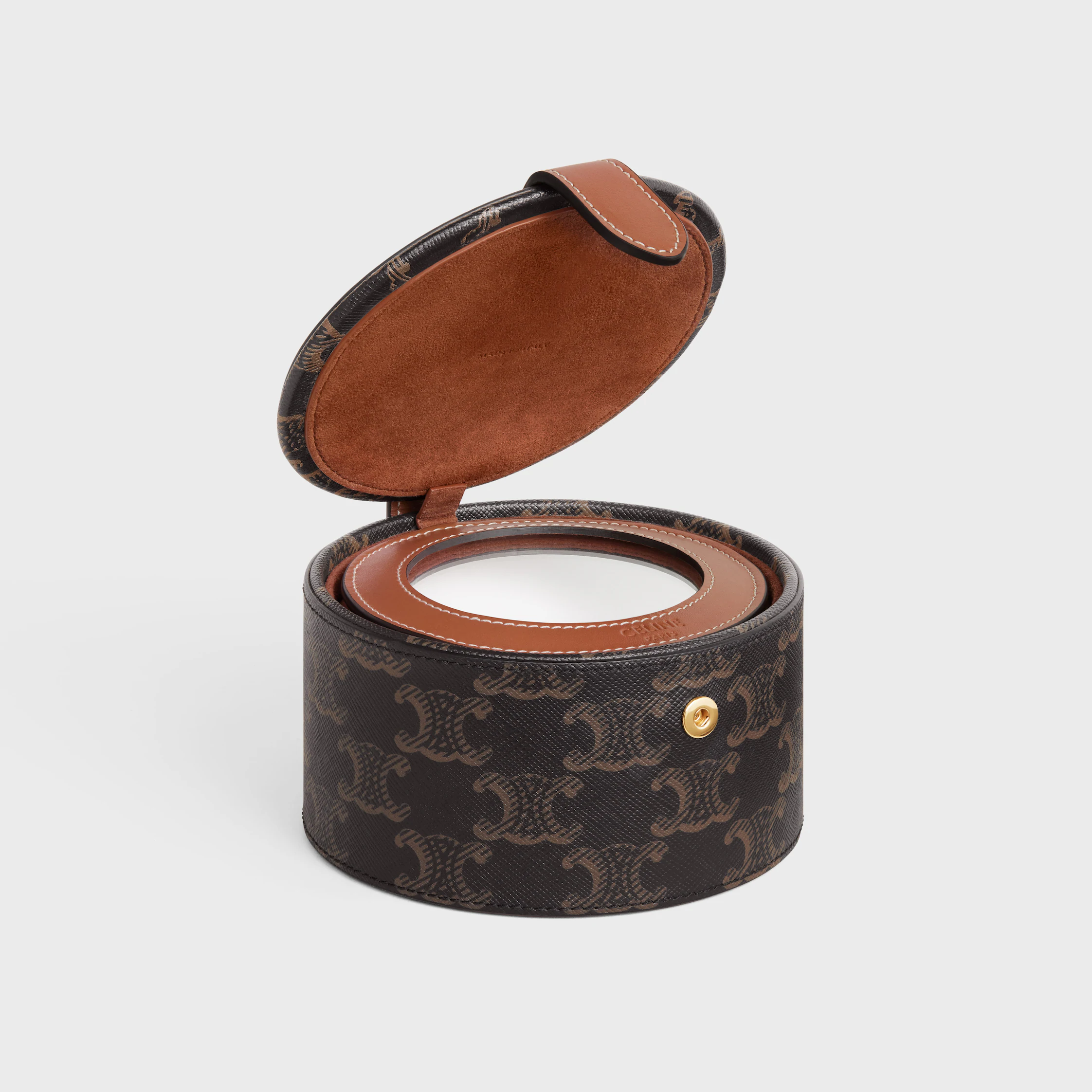 Capa JEWELS em Tela Triomphe e Couro de Novilho