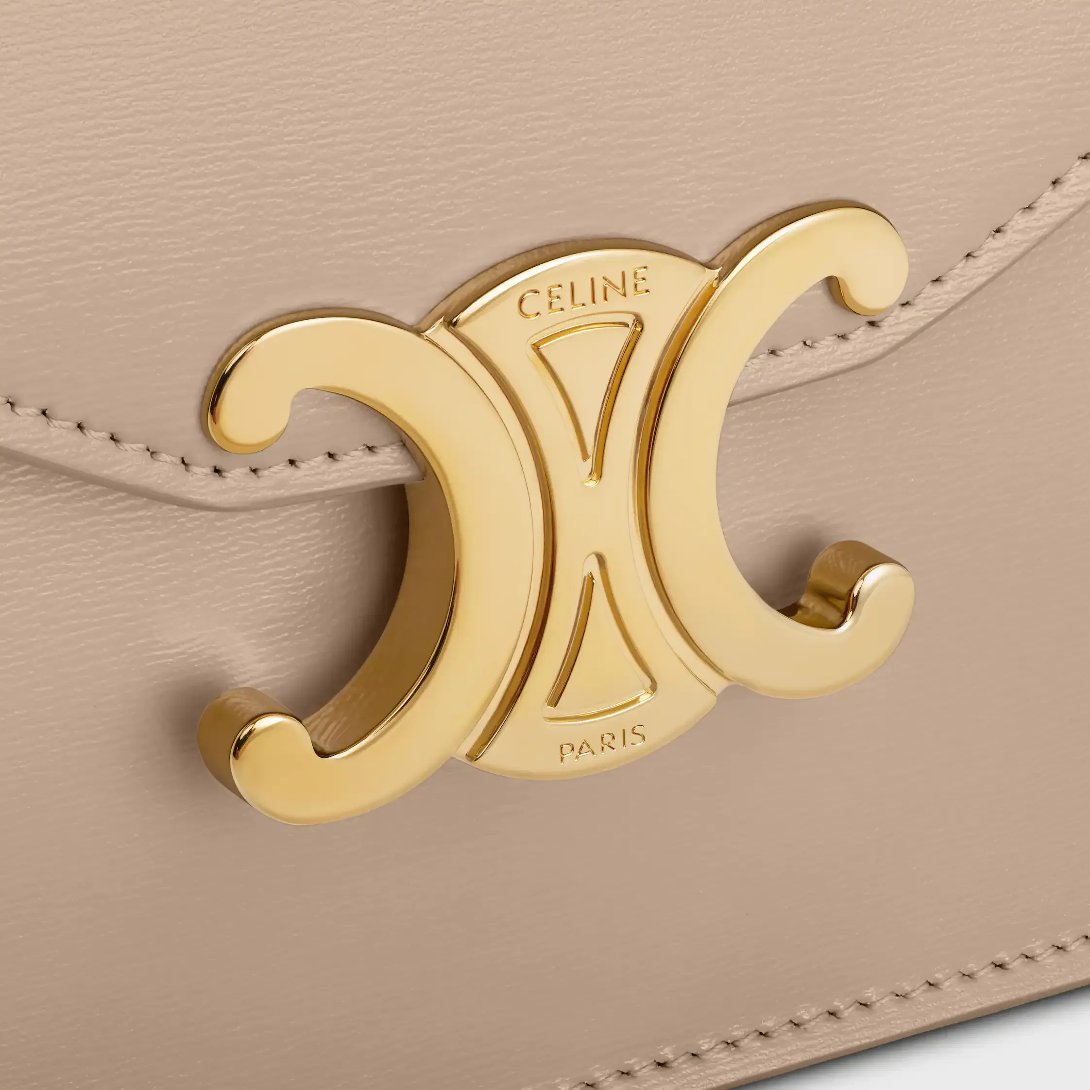 BOLSA DE MÃO MARGO EM COURO DE VACADO BRILHANTE