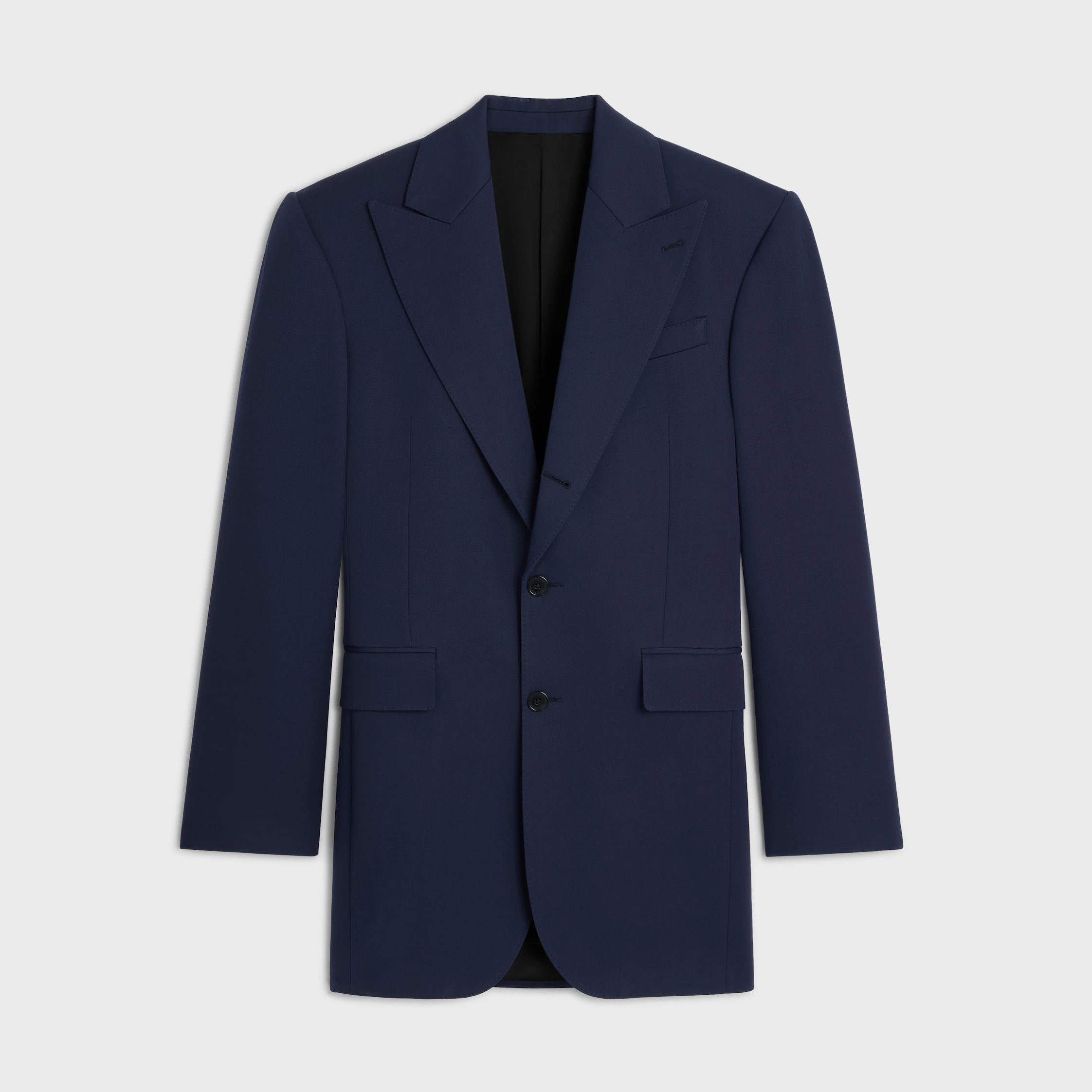 jaqueta coluna IN GRAIN DE POUDRE WOOL